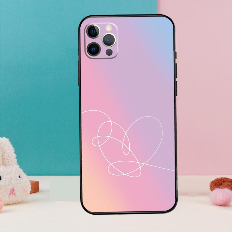 Love Yourself Kwiat Kpop Etui na Telefon Dla iPhone 17 Air 16 15 14 13 11 12 Pro Max 12 13 mini 15 16 Plus 16e Pokrowiec Coque