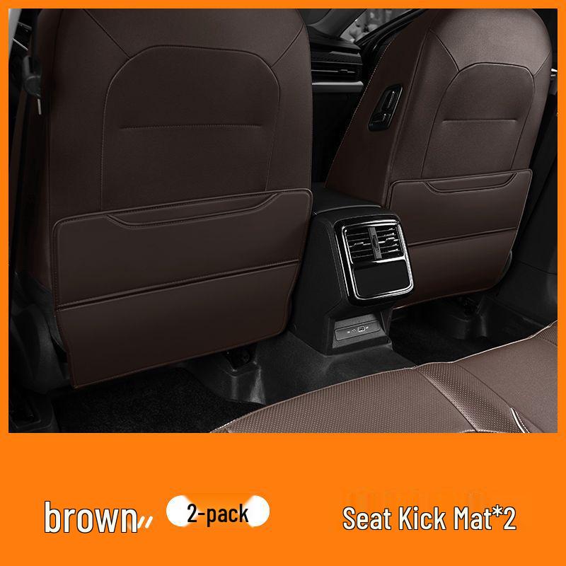 Jihu S Alpha t/Kaola Car Interior Rear Seat Anti-Kick Mat Protector