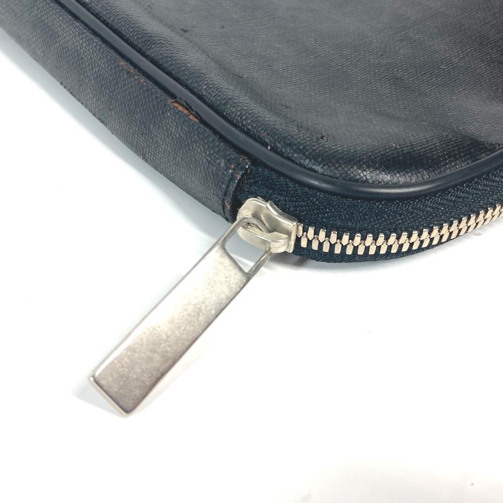 Dior logo Trotter clutch bag bag Pouch PVC Black