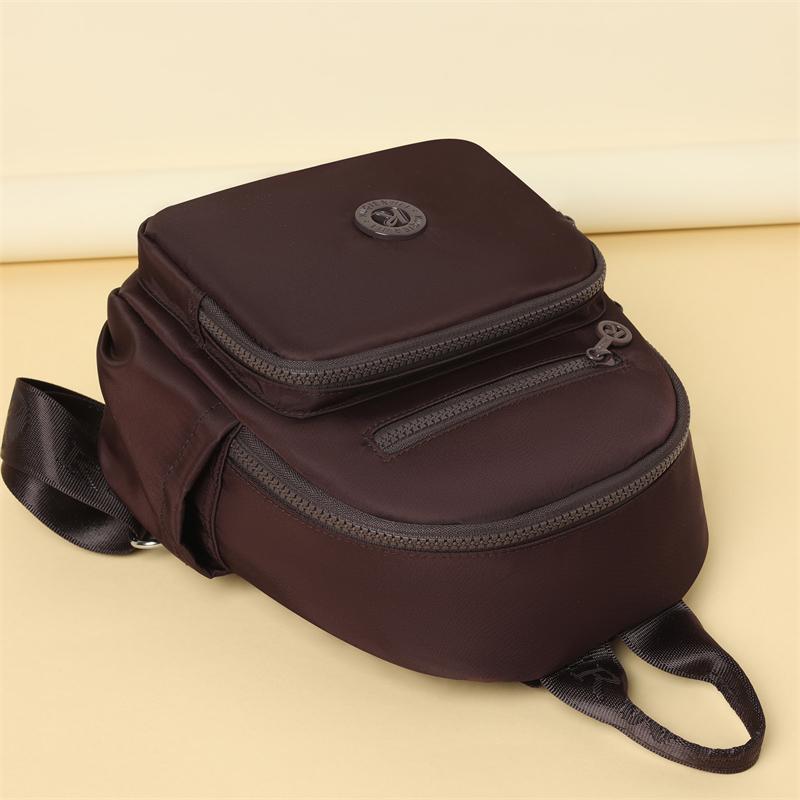 Mini Zaino da Donna Leggero in Nylon Piccolo Zaino Giornaliero con Tasche Multiple per Viaggio Lavoro