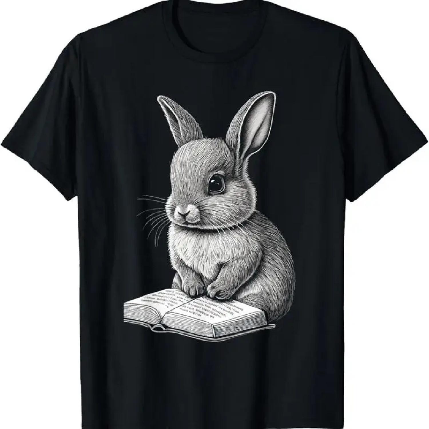 Любитель кроликов Пасхальный кролик Детская футболка S чёрный