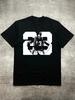 2024 Basketball Element Nummertrykk 100% ren bomull Dame Svart Kort-ermet Mote T-skjorte Mønstret Streetwear
