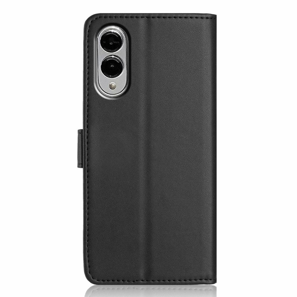 For Samsung Galaxy S25 Edge Wallet Case with Strap/Multiple Card Slots Solid Color Leather Stand Phone Cover