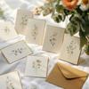 New Birthday Card Folded Card Set of 12 Cards, Including Envelopes, Birthday Gifts and Blessing Message Cards Greeting Cards