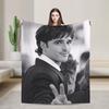 Jacob Elordi Schauspieler Porträt Decke Picknick Flanell Bettwäsche Überwürfe Für Heimdekoration Weich Warm Design Qualität Tagesdecke Geschenkidee