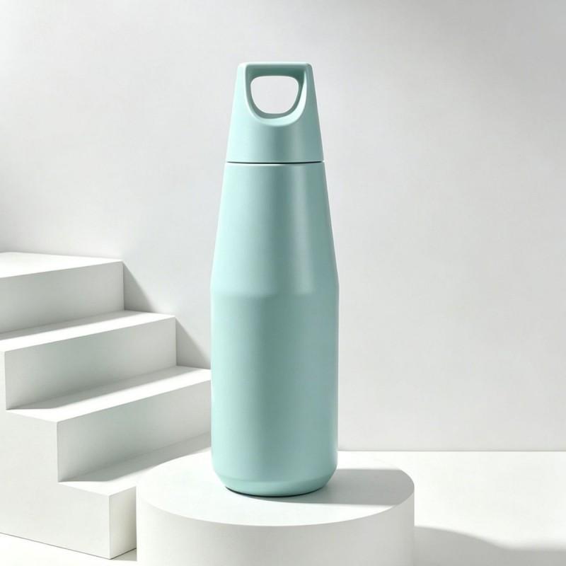 Large Capacity Vacuum Insulated Stainless Steel Travel Mug With Handle Hot Cold Drinks 580ml