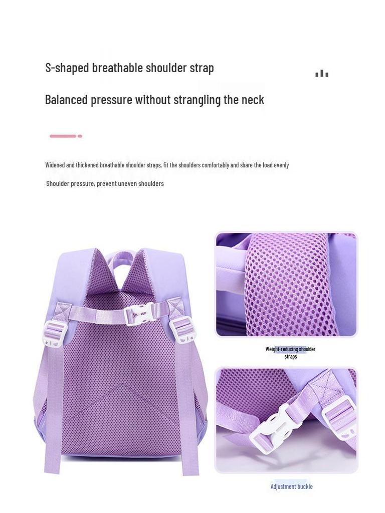Rucksack für Kinder im koreanischen Cartoon-Stil, leicht, für Jungen und Mädchen - Modisch und rückenschonend für den Kindergarten