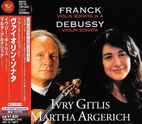 

CD MARTHA ARGERICH - Franck Debussy: Sonatas; Ivry BVCC35110 Japan Classical Used