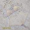 Handgemachtes Häkel-Bikini-Set mit Brustpolstern - Brasilianischer Badeanzug Bademode