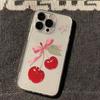 Cute Cherry Bow for iPhone Apple 11/11/11/11Pro/11/11ProMax Phone Case