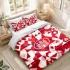 Bedding Set 1 Duvet Cover 2 Pillowcases FC St. Pauli Football Print Bedroom Home Decoration