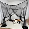 Portable Insect Repellent Net with Fine Mesh Foldable Outdoor Bug Net for Home and Camping Dustproof Mosquito Net