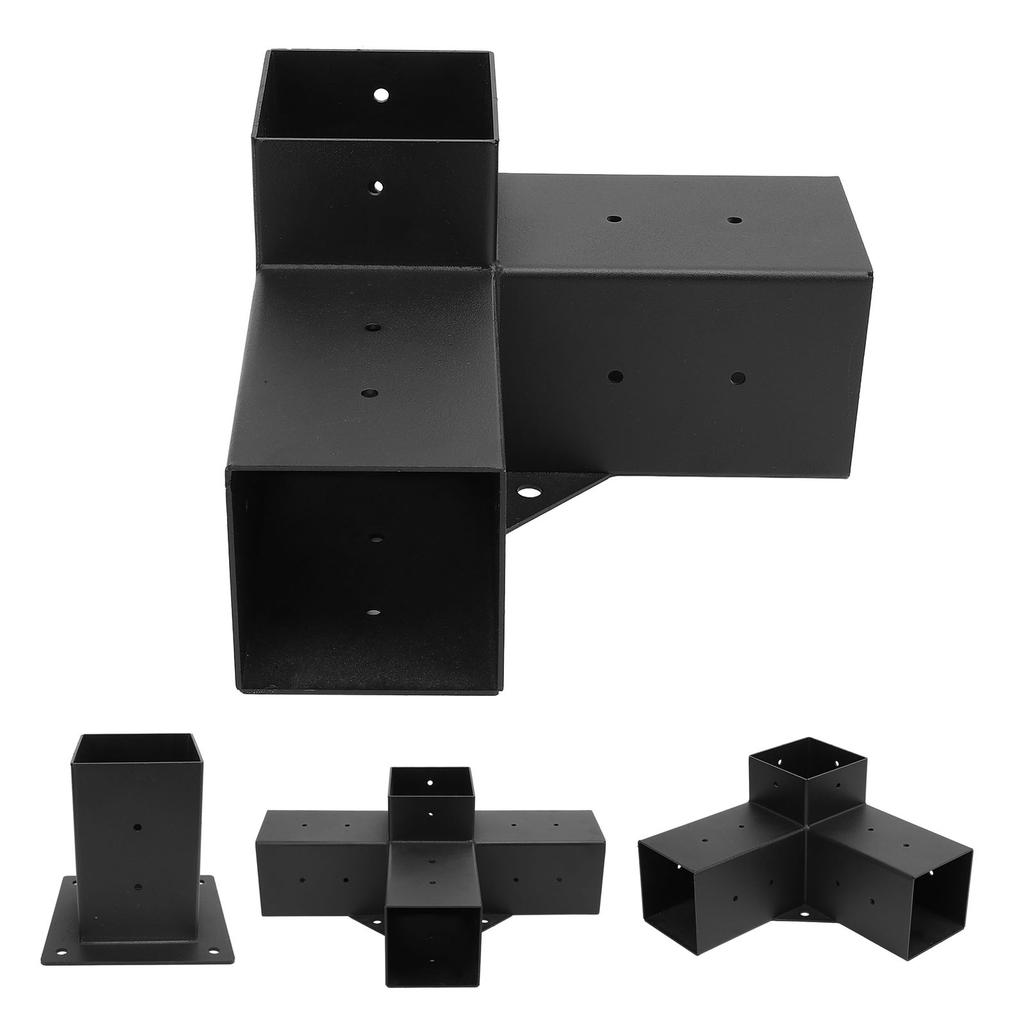 Gazebo Bracket Galvanized Powder Coated Fully Welded Gazebo Post Bracket for Pergola Wood Post Pergola Bracket Wood Post Bracket