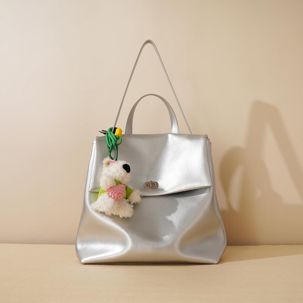 Leather Backpack for Women Backpack for Women Solid Color Schoolbag for Girls College Students Short Trip Bag