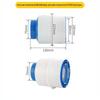 Exhaust Fan Check Valve 80/110mm Round Pipe Backdraft Damper No Noise Silent Vent Part for Bedroom Ensuite Bathroom