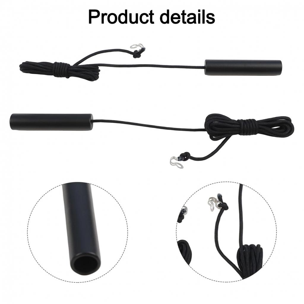 Light Switch Pull Cord Handle Set with 150cm Extension for Bathroom Lighting