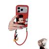 Cute red polka dot three-dimensional doll ins15 for iPhone17promax Apple 16 mobile phone case 15 popular