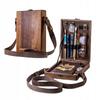 Dřevěná Crossbody Taška přes rameno Retro Krabička Box Umělcova Taška přes rameno