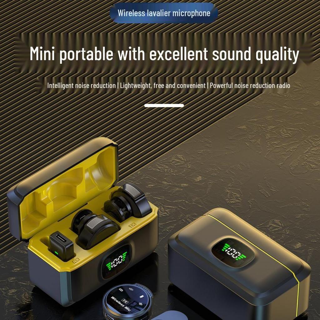 Premium Wireless Lavalier Microphone for Outdoor Streaming, Interviews & Noise-Reduced Recording