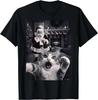Funny Cat Selfie With Santa Christmas T-Shirt