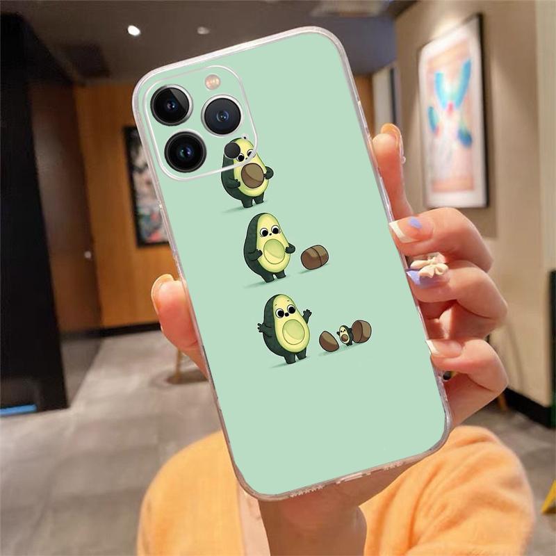 Phone Case For iphone 17ProMax Air 16 15 14 13 Pro Max 15 16 Pro 15Plus Art Funny avocado Fruit