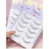 Mogugu - Set mit 5 Paar: Natürliche, zarte künstliche Wimpern