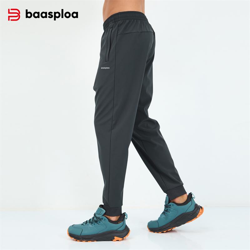 BAASPLOA Winterhose für Herren Plus Fleece Verdickte Herren Premium Marke Warme Trainingshose Outdoor Casual Täglicher Komfort Sporthose für Herren