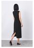 Ditu V-neck French Sexy Waist Slimming Casual Fashion Temperament Elegant Sleeveless Dress