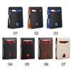 Women Men Thin Small Wallet Front Pocket RFID Blocking with Money Clip Anti-scan Leather Wallet Mens Slim Wallet