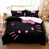 Hello Kitty Duvet Cover Set Hello Kitty Bedding Set Cartoon Anime Quilt Cover Pillowcase Bed Set Twin Full Queen Size