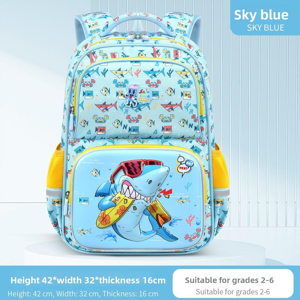 3d Kids Backpack With Breathable Waterproof Oxford Fabric For School Use