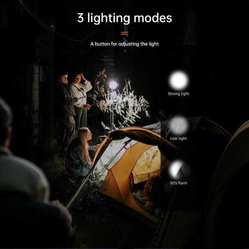 USB Rechargeable Camping LED Lantern 3 Lighting Modes Emergency Lamp Portable Night Light for Long Road Trips RV Use