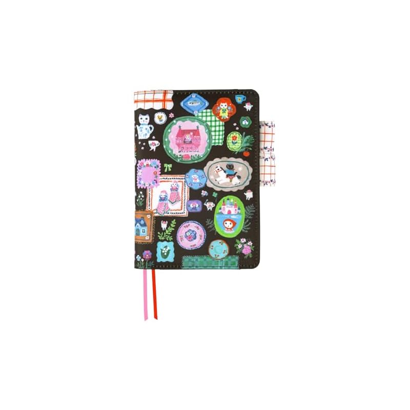 Hobonichi Techo Original (A6) Planner Cover: Yumi Kitagishi / White Cat Table Decoration