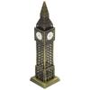 England Architecture Metal Sculpture Classic Stylized Ornament Home Decoration Desktop Decor Alloy Building Sculpture Vintage
