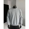 Mens Black Rivet Sweatshirt Casual Loose Fit Round Neck Pullover Teens Daily Wear