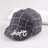 Autumn Fashion Baby  Hats Plaid Design Retro Children Toddler Beret Cap