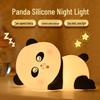 Little Panda LED Night Light – Creative Silicone Bedside Companion