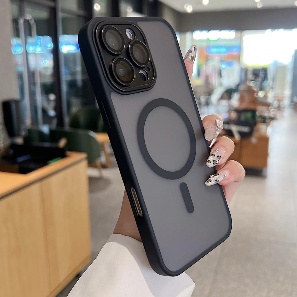 Magnetic Luxury Matte Translunt Armor Shockproof Case For iPhone 16 16e 15 14 Plus 12 13 11 Pro Max Wireless Charge Cover