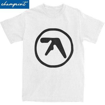 Electronic Music Aphex Twin Tshirts Mens Cotton Clothes Harajuku Oneck Short Sleeve