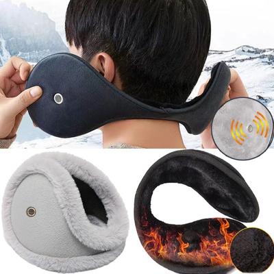 Paraorecchie in velluto spesso e caldo, invernali, per ciclismo all'aperto, in pile, per uomo e donna, con protezione per le orecchie, in morbida peluche, con auricolare