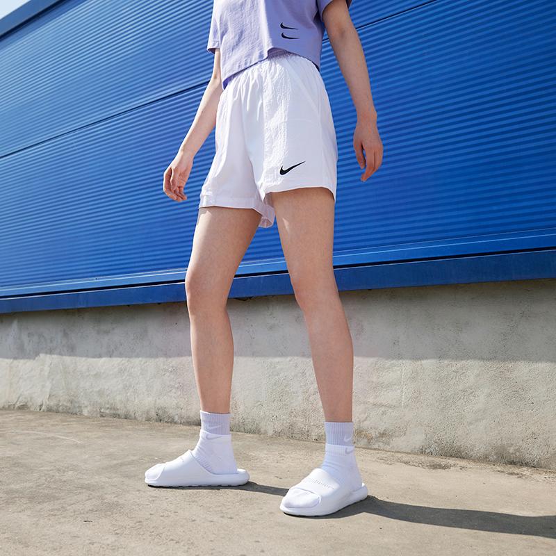 Nike Sportswear Swoosh Training Loose Woven Shorts Women Shorts White DD2096-100
