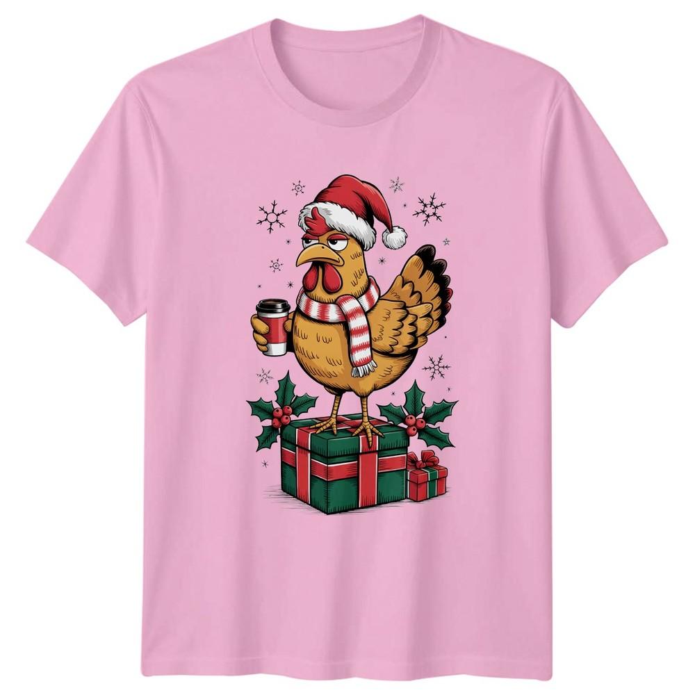 Christmas Chicken Coffee Holiday Unisexs TShirt Unisexs Graphic Tee