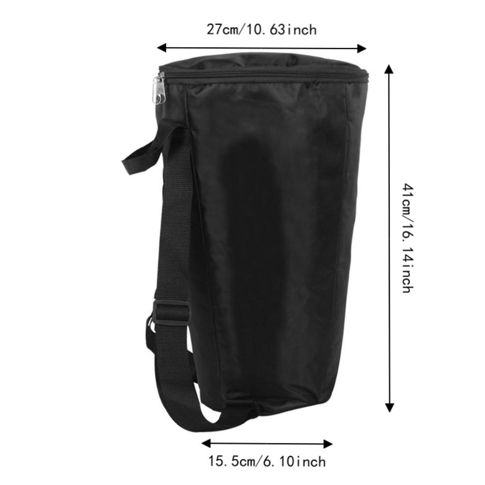 8 Inch Size Djembe Drum Bag Black Color Drum Backpack Durable African Drum Carry Case Travel