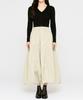 Keulleiseu Point Balloon Maxi Skirt_Light Olive