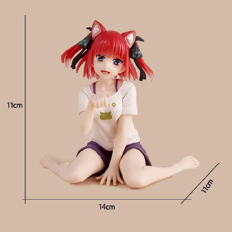 

Stunning Five Equal Parts Bride Nino Miku 2d Girl Pvc Desktop Display Collectible Figurine Nakano Nino