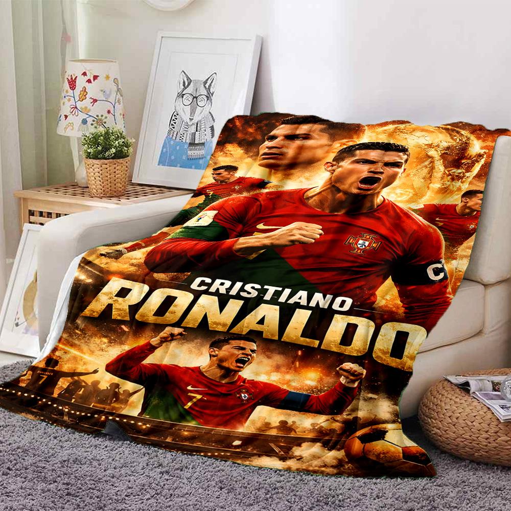1pc Number 7 Soccer Blanket, Gift, for Men and Women, Soft Blanket, Good for Sofa Bed Couch Travel, Lightweight Flannel Blanket