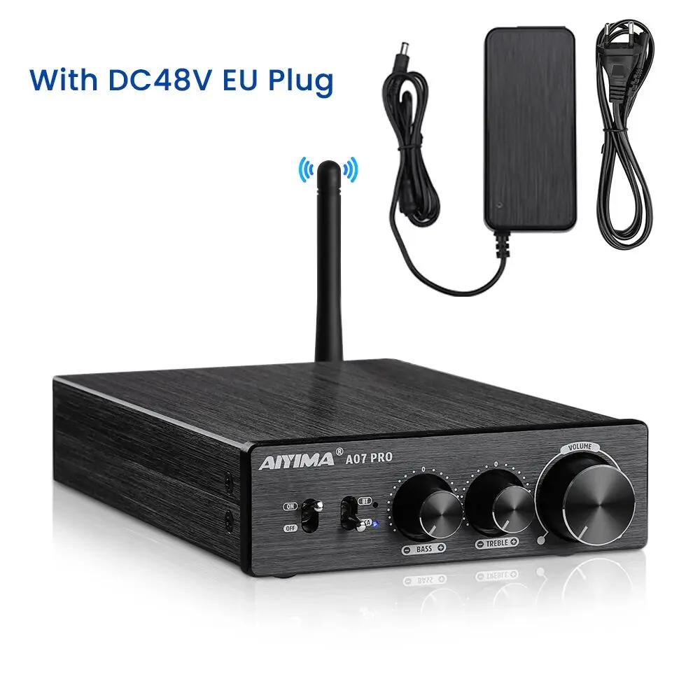 Amplificatore Bluetooth AIYIMA A07 PRO TPA3255 QCC304X Stereo Canale 2.0 Potenza 300Wx2 Amplificatore Digitale RCA APT-X Amplificatore Sonoro per la Casa