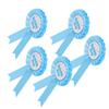 5Pcs Brooch Pin   Ribbon Rosette Badge for Special Party Decoration Clothing
