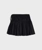 Alkialka Smocked Dot Skirt (Black)