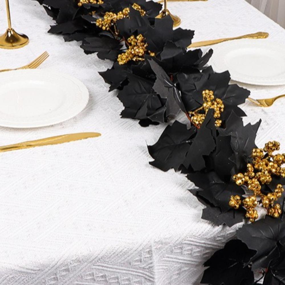 Künstliche Herbstlaub-Ranke Realistische Kunstpflanzen Exquisite Hänge-Rankengirlande Thanksgiving